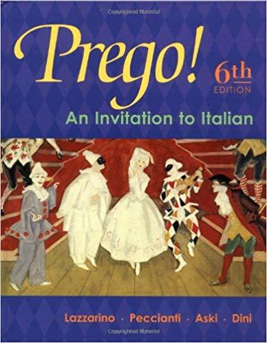 Prego! An Invitation to Italian 